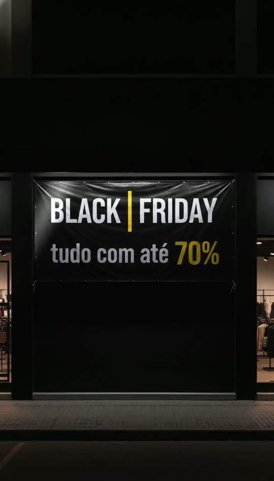 Faixa de Black Friday
