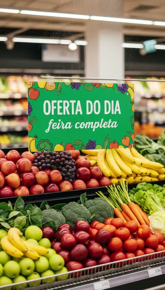 Cartaz de hortifruti