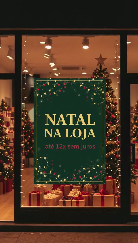 Vitrine de Natal