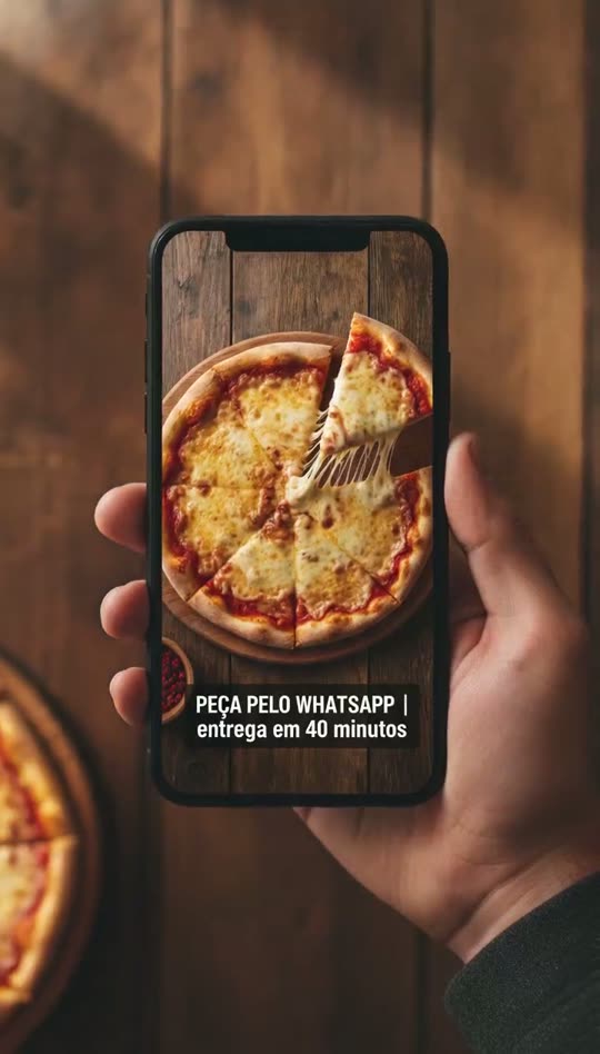 Post de delivery de pizza