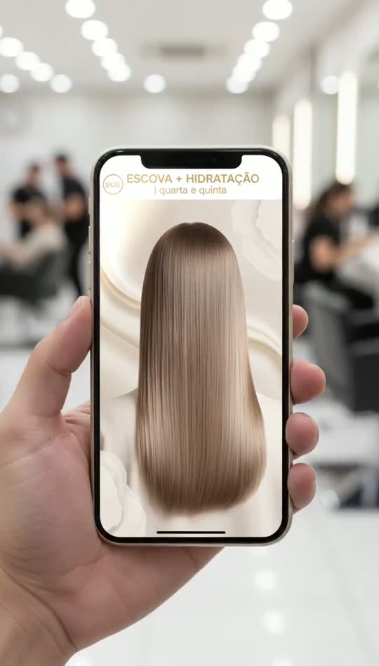 Post de promoção de salão